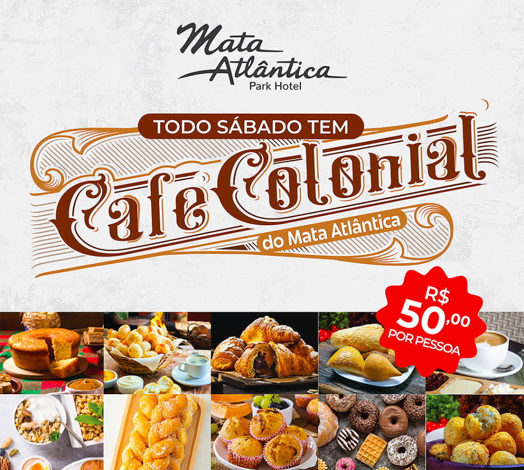 Café Colonial aos sábados